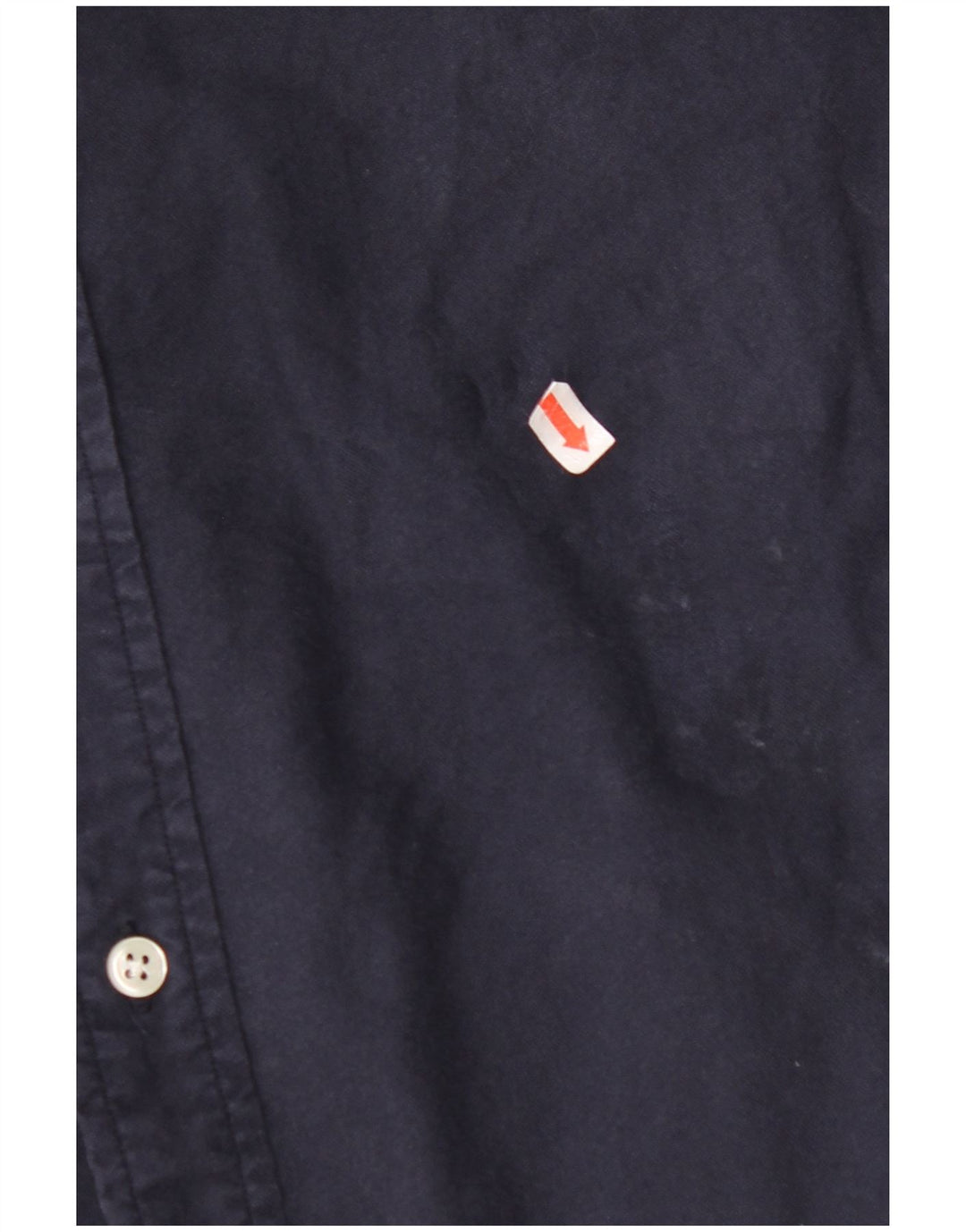 Camisa masculina RALPH LAUREN pequena algodão azul marinho