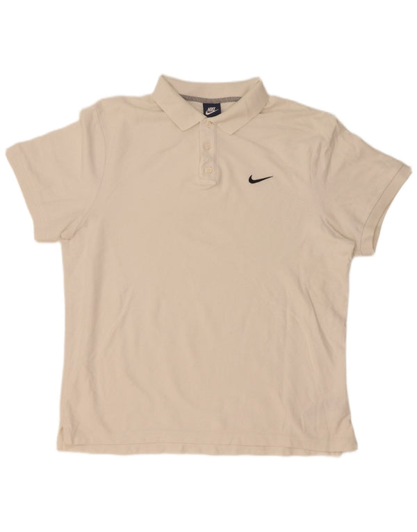 Camisa polo masculina Nike 2XL algodão branco