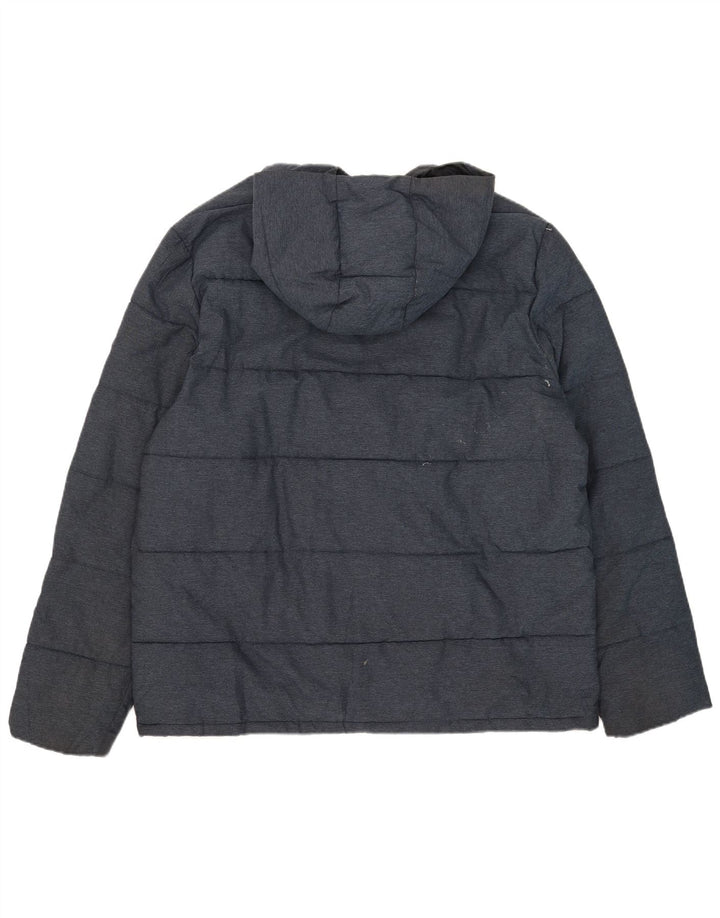 Jaqueta masculina acolchoada com capuz Penguin UK 44 2XL azul marinho poliamida