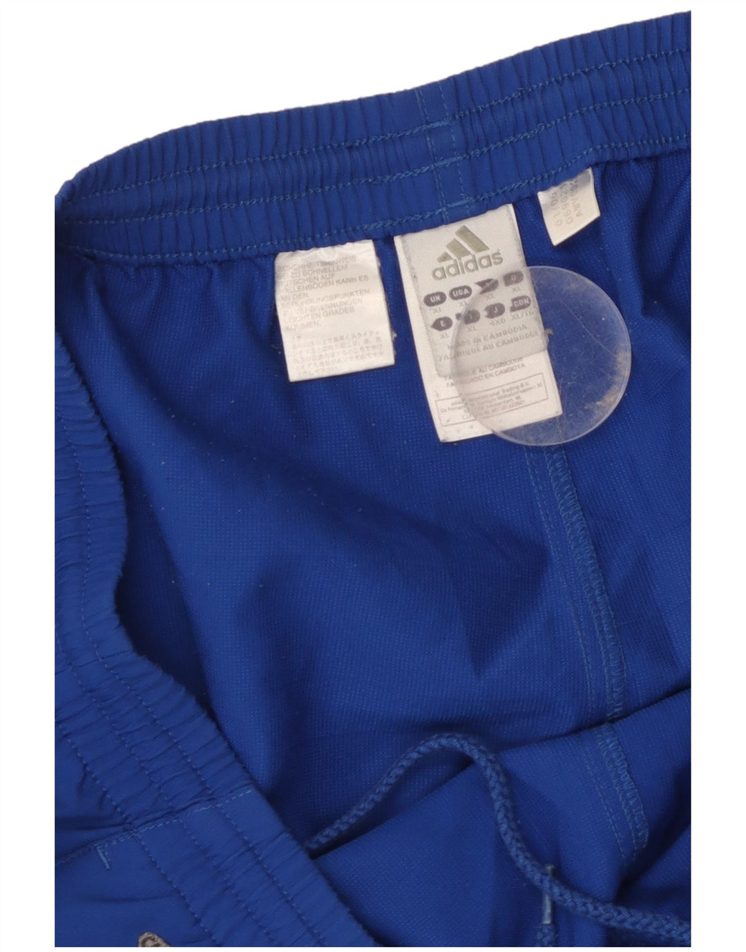 Adidas Mens Climalite Graphic Bermuda Sport Shorts XL Azul Colorblock