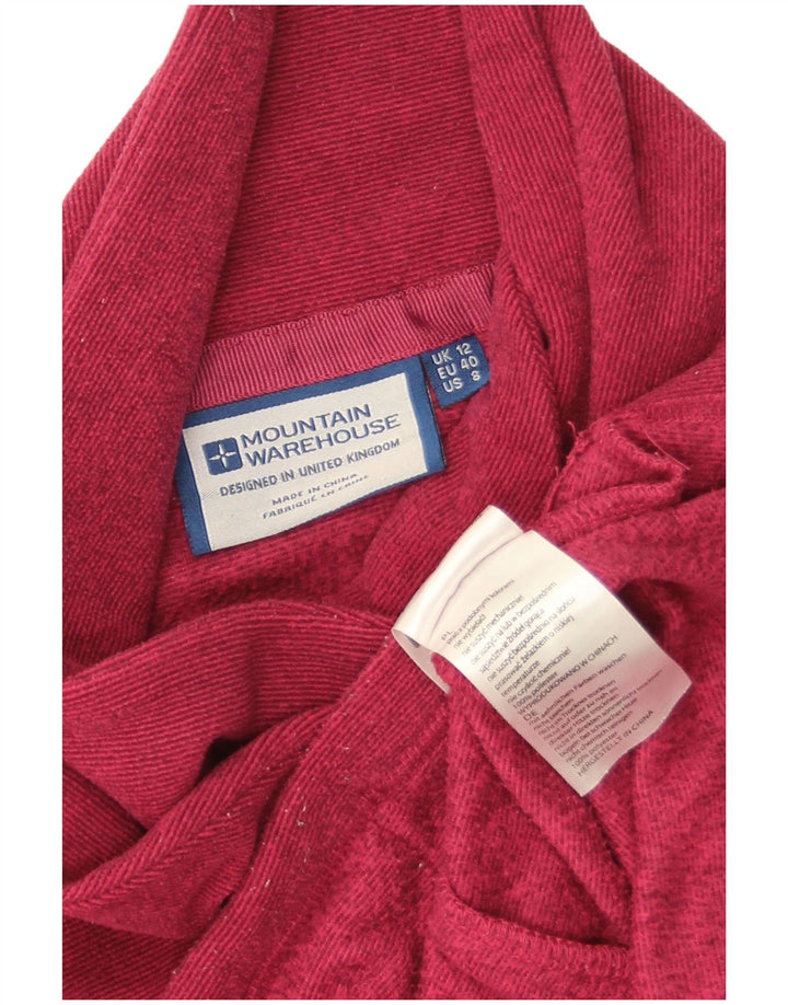 Mountain Warehouse Womens Fleece Jumper Reino Unido 12 Poliéster Vermelho Médio