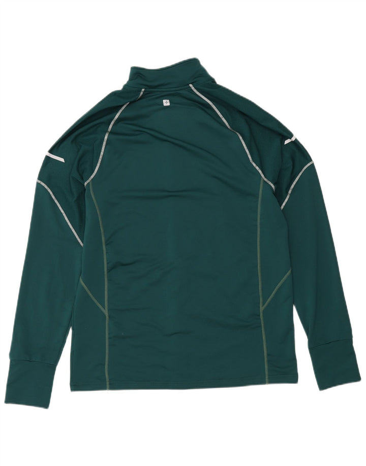 Mountain Warehouse Mens IsoCool Treino Top Jaqueta Poliéster Verde Médio