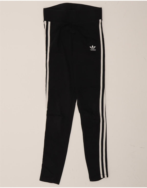 Leggings Adidas Mulher UK 6 XS Algodão Preto