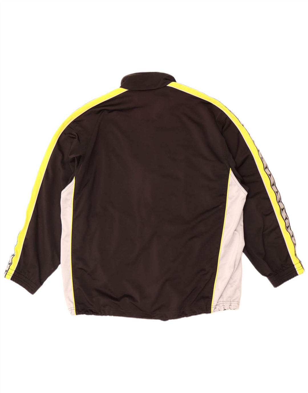 Diadora Mens Graphic Tracksuit Top Jacket UK 38 Medium Black Colourblock