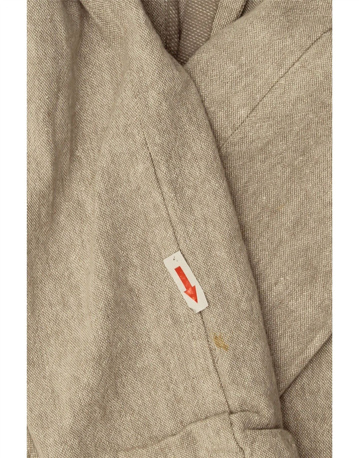 Jaqueta blazer Zara Boys com 2 botões 11-12 anos linho bege