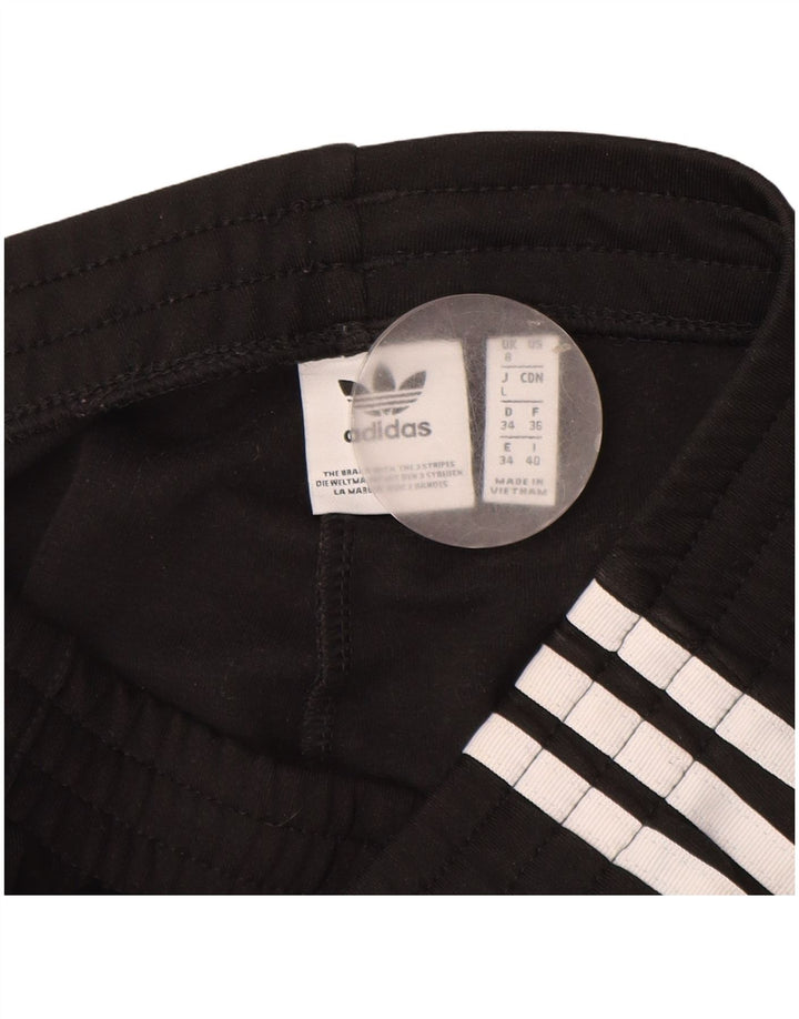Calças de treino femininas Adidas UK 8 pequenas pretas