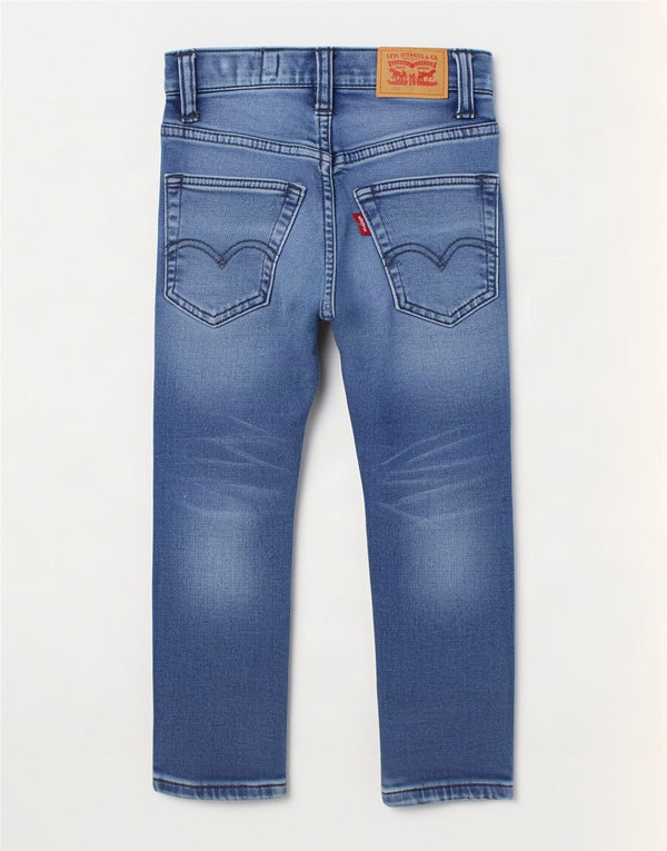 Jeans Levi's Baby Boys 520 Tapered Slim 18-24 meses W18 L13 Azul Algodão