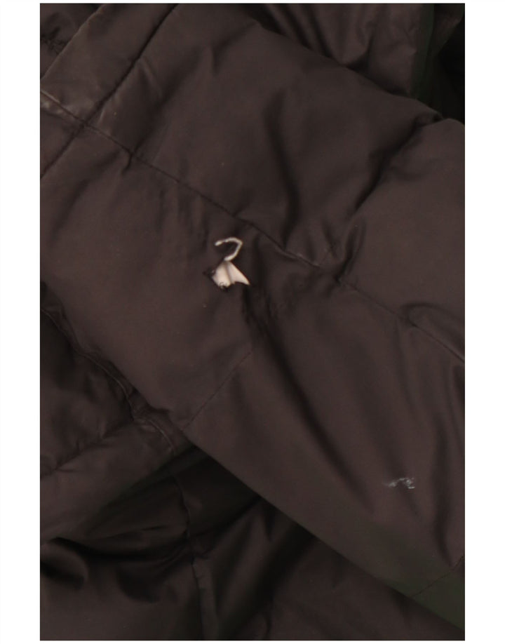 Jaqueta acolchoada com capuz para meninos NIKE 13-14 anos XL preto colorblock poliéster