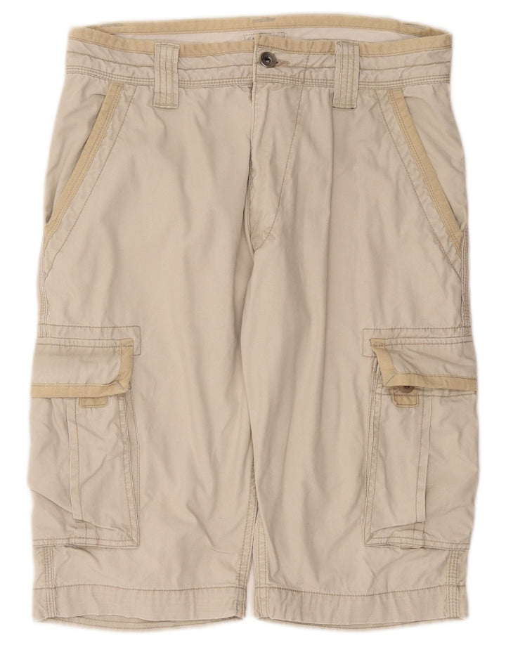 LEVI'S Mens Cargo Shorts W32 Algodão Bege Médio