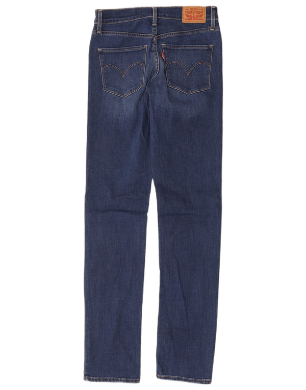Calça jeans feminina Levi's 312 Shaping Slim W26 L32 azul algodão