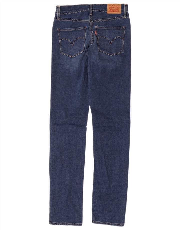 Calça jeans feminina Levi's 312 Shaping Slim W26 L32 azul algodão