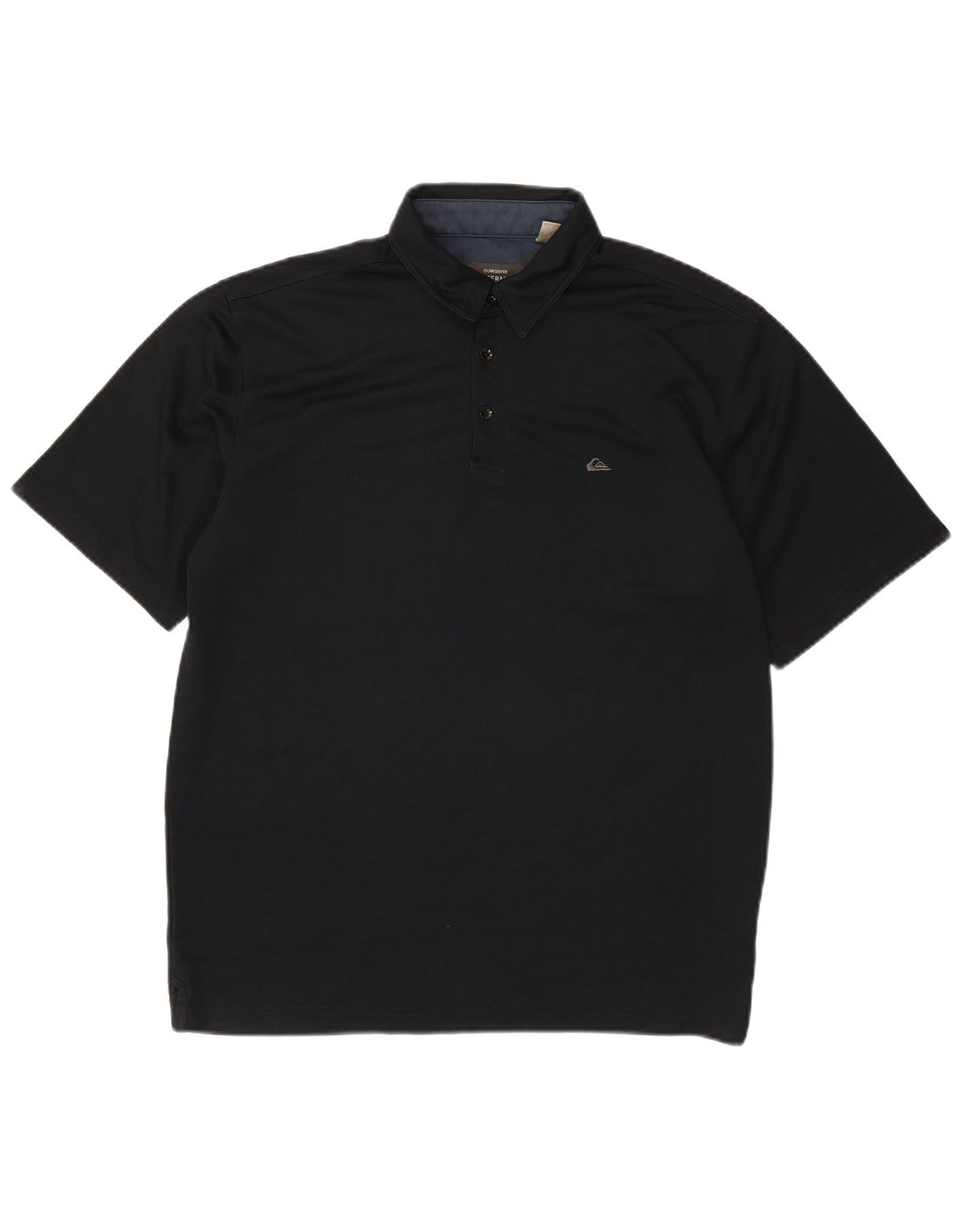 Camisa polo masculina Quiksilver XL preta poliéster