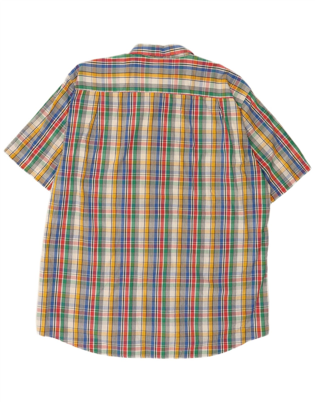 Camisa masculina de manga curta Levi's XL algodão xadrez multicolorido