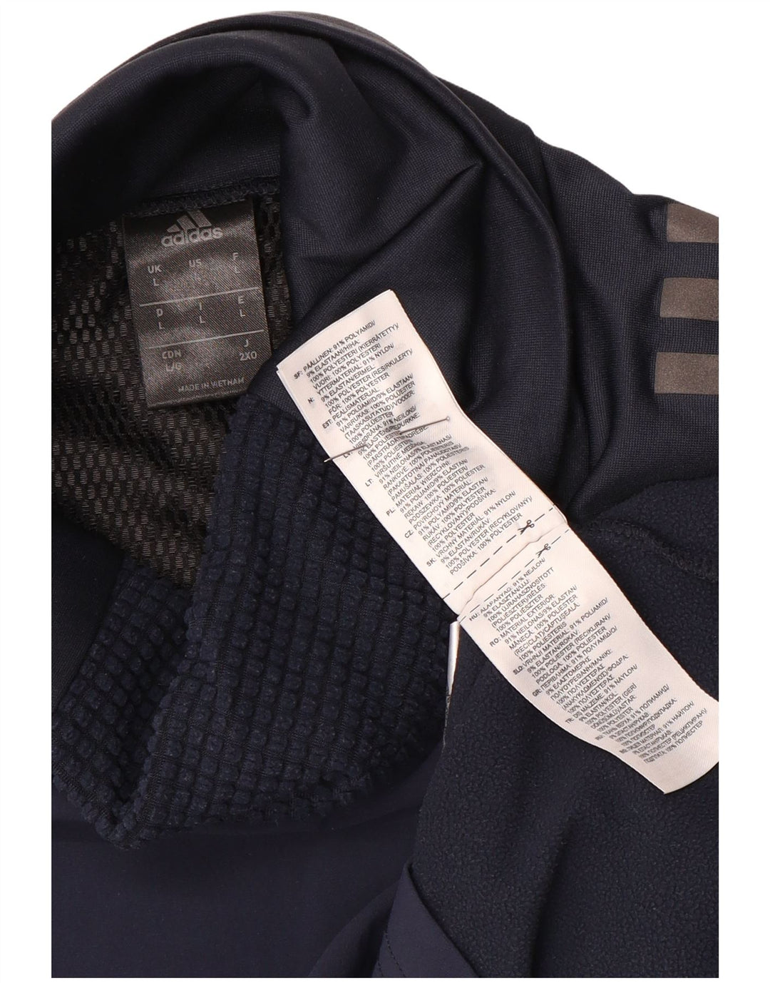 Adidas Mens Manchester United Graphic Top Manga Longa Médio Azul Marinho