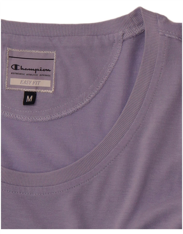 Camiseta feminina CHAMPION Easy Fit Top UK 12 Médio Roxo