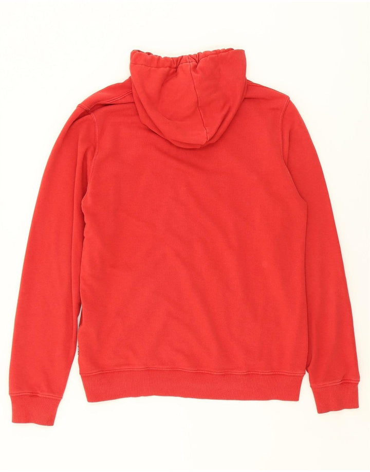 LEVI'S Boys Graphic Zip Hoodie Sweater 15-16 Years Red Cotton Vintage Levi's and Second-Hand Levi's from Messina Hembry 
