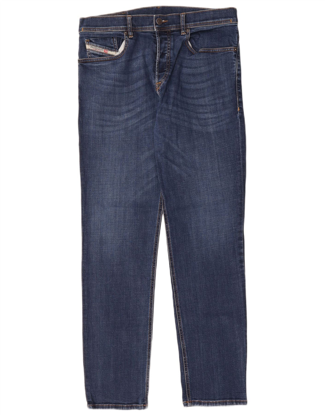 Diesel Mens Slim Jeans W32 L32 Azul Algodão