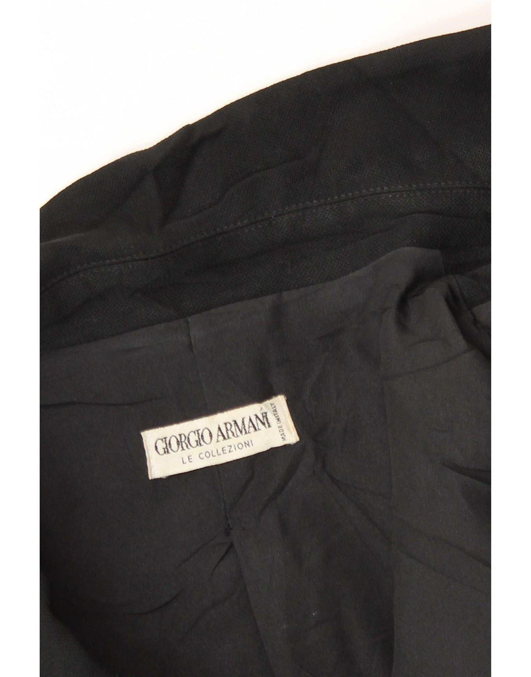Jaqueta blazer feminina Giorgio Armani com 2 botões Reino Unido 14 médio preto