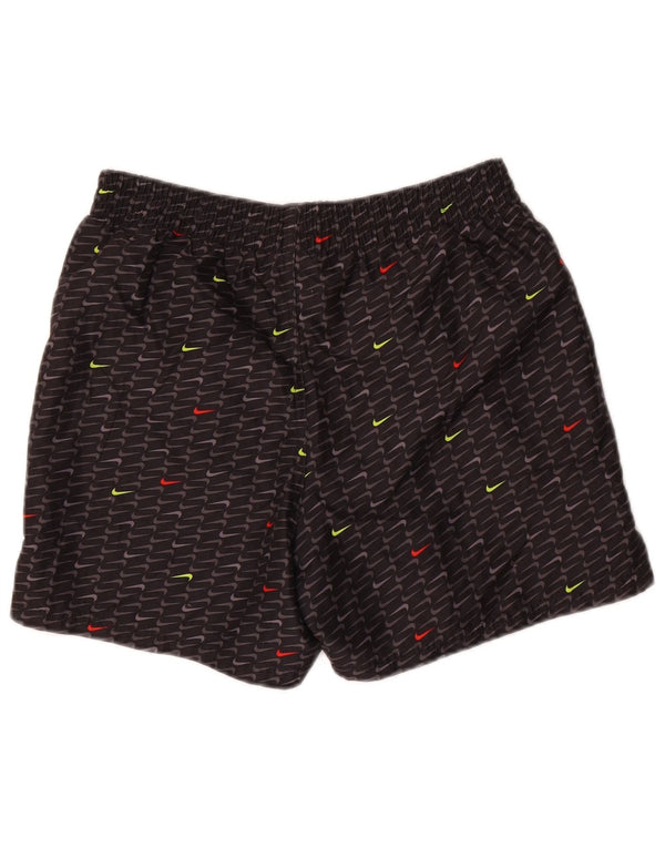 Shorts esportivos gráficos masculinos Nike pequenos poliéster preto