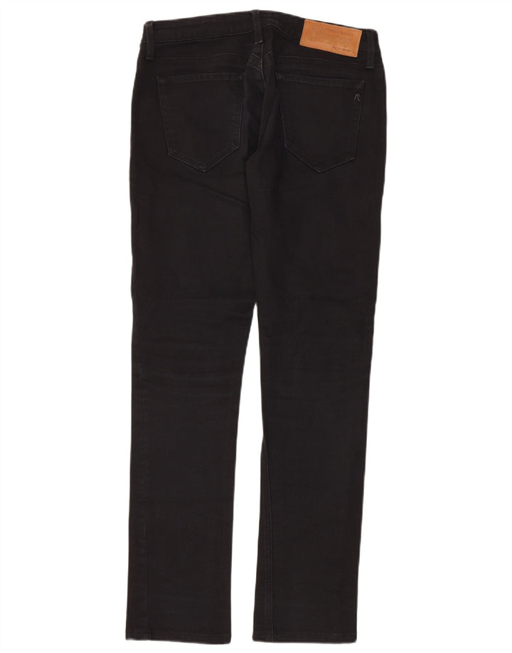 Replay Jeans Slim Feminino W29 L32 Algodão Preto