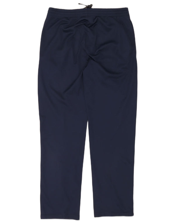Calça de treino feminina Asics grande azul marinho poliéster esportivo