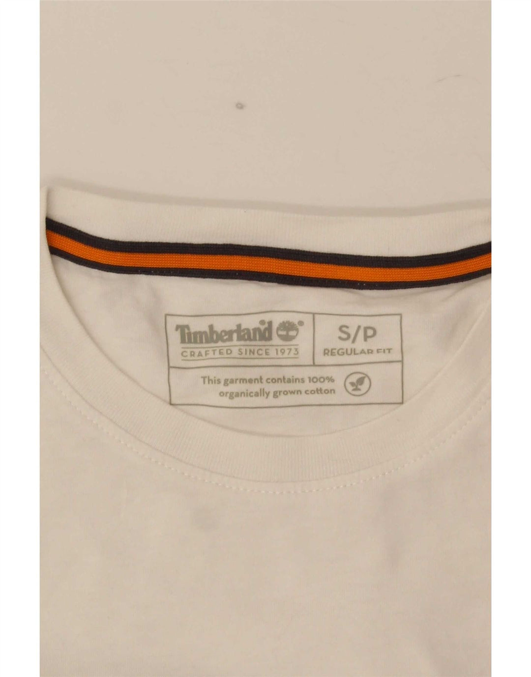 Camiseta masculina Timberland Regular Fit Graphic Top Pequeno Algodão Branco