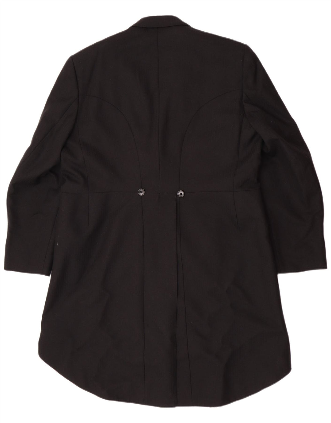 Jaqueta blazer masculina Magee com 1 botão e fraque Reino Unido 40 grande preta de lã nova