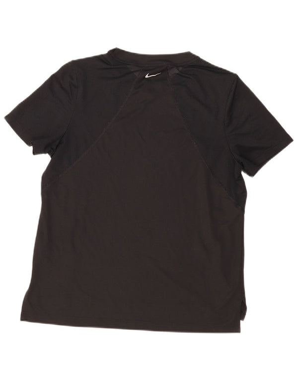 Camiseta Nike Feminina Dri Fit Top UK 14 Médio Preto Poliéster Esportes