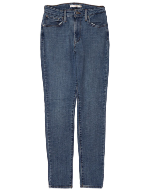 Calça jeans feminina LEVI'S 721 cintura alta skinny W28 L30 azul algodão