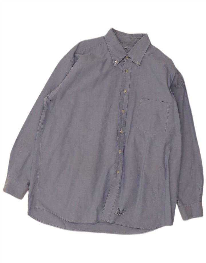 Camisa masculina Avirex 2XL algodão azul