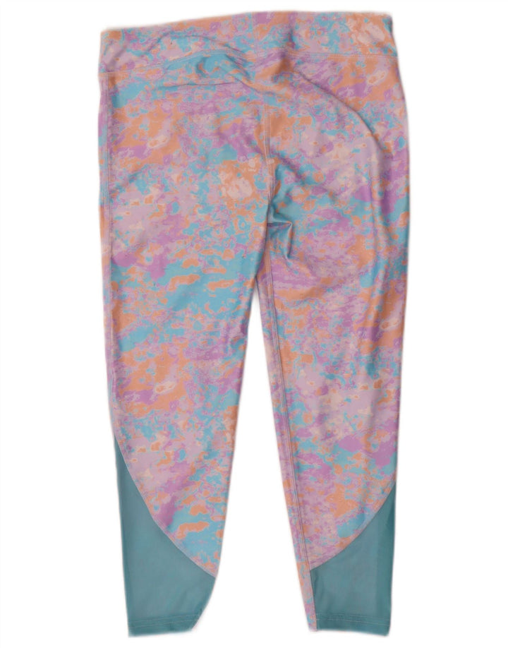 Leggings para meninas UNDER ARMOUR 11-12 anos grandes tie-dye multicoloridas