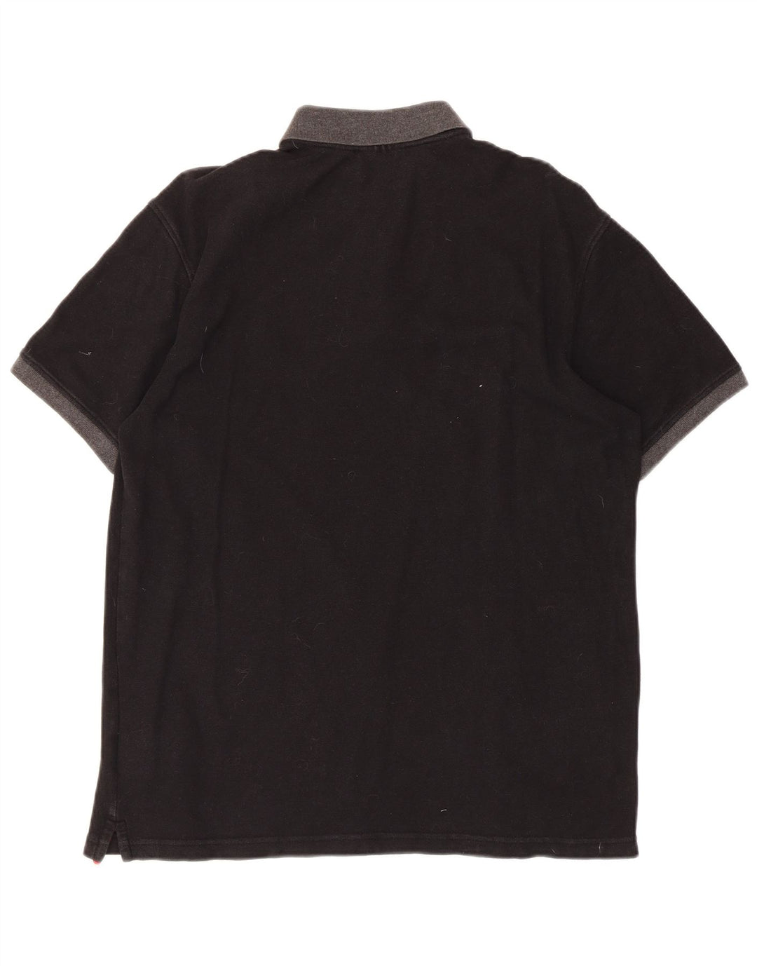 Camisa polo masculina Fila médio algodão preto