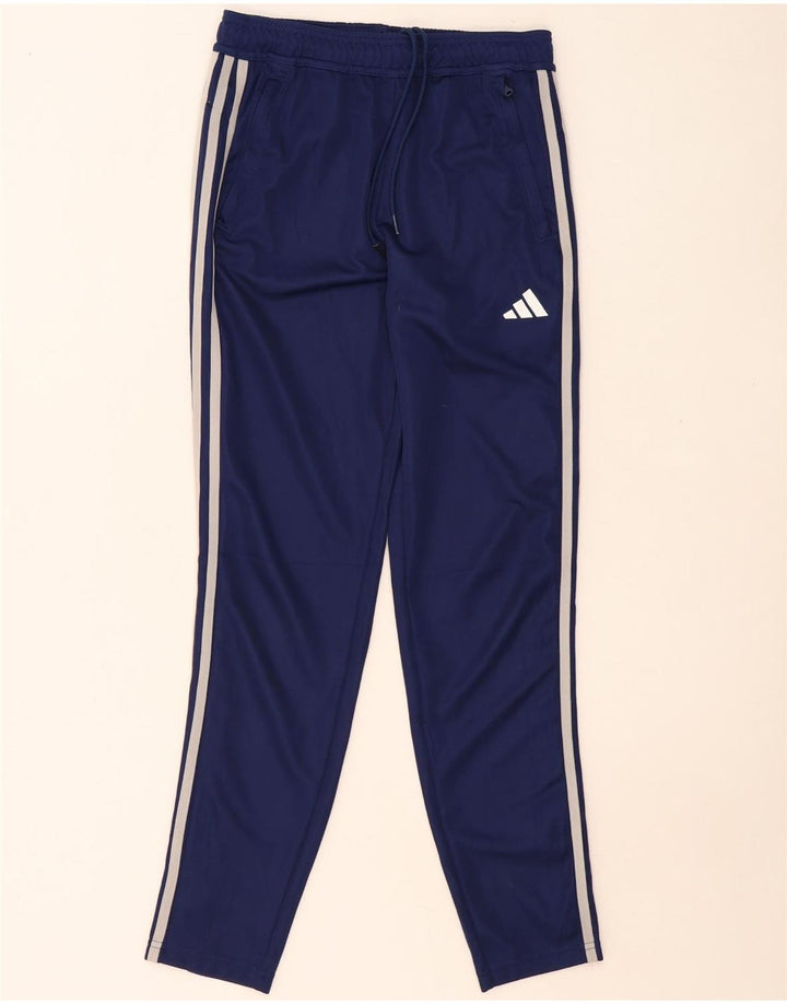 Calça de treino masculina ADIDAS Aeroready Regular Fit pequena azul marinho