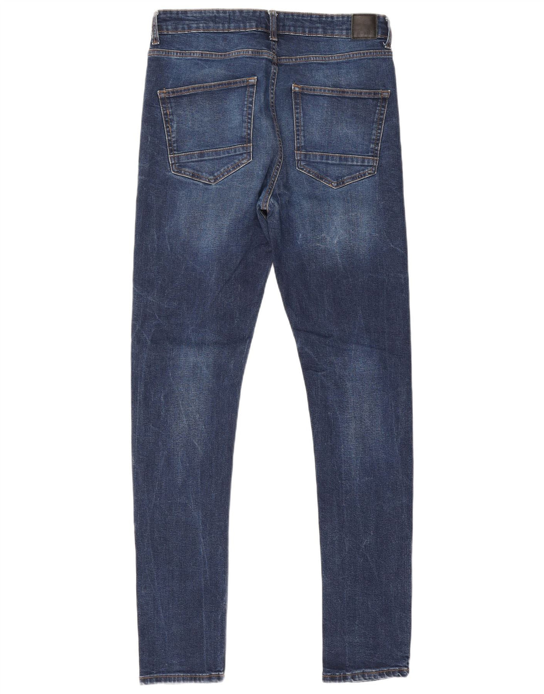 Bench Mens Skinny Jeans W34 L34 Azul Algodão