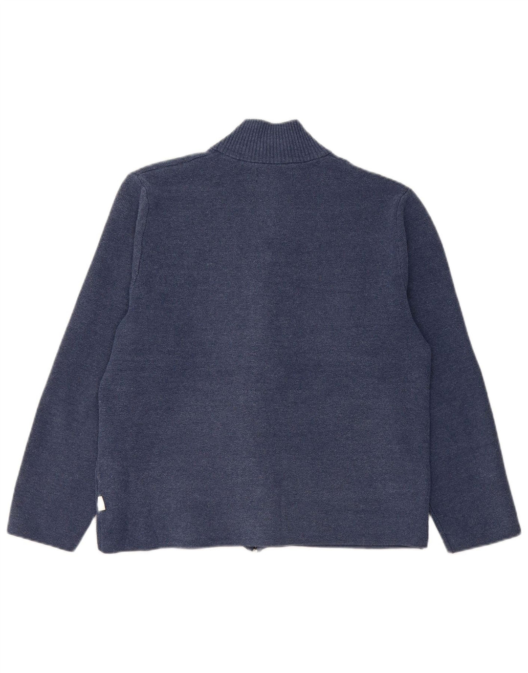 Suéter cardigã feminino Marks & Spencer UK 14 poliéster azul marinho médio