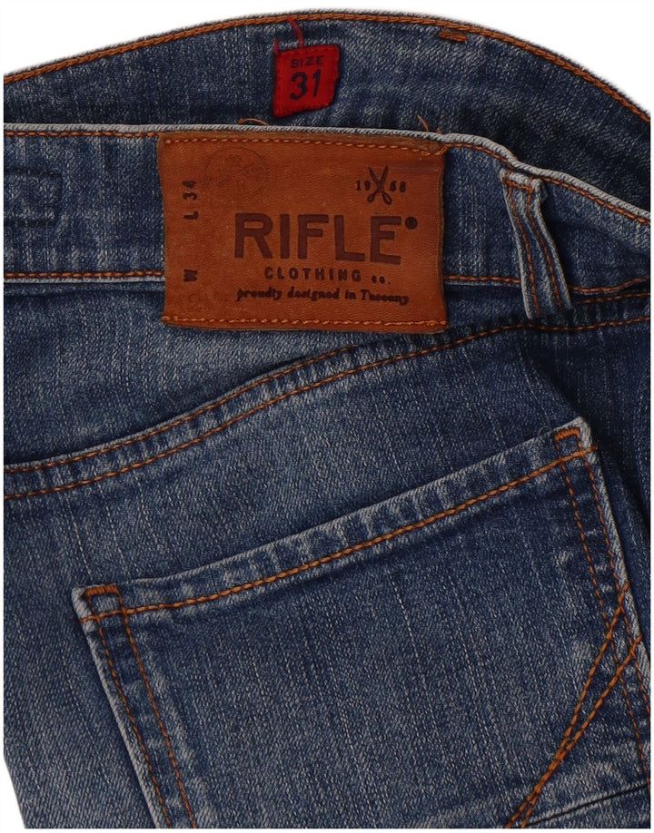 Shorts jeans masculino Rifle W31 azul médio