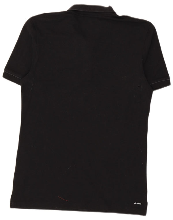 Adidas Mens Climalite Polo Shirt Médio Algodão Preto
