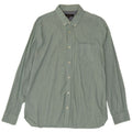 Camisa masculina Jaeger grande algodão verde
