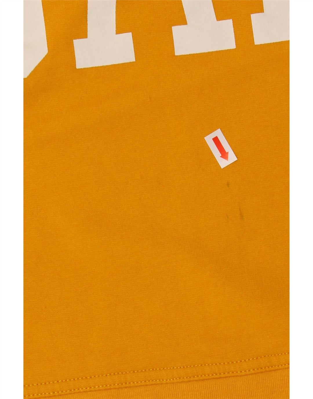 GAP moletom feminino oversized gráfico Reino Unido 10 pequeno algodão amarelo
