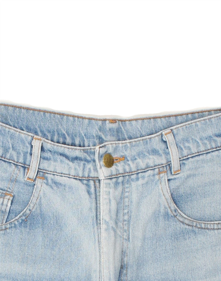 VINTAGE Womens Denim Shorts W32 Large Blue Vintage Vintage and Second-Hand Vintage from Messina Hembry 