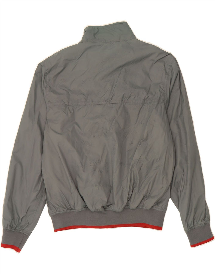 Jaqueta bomber SLAM masculina UK 36 pequena cinza nylon