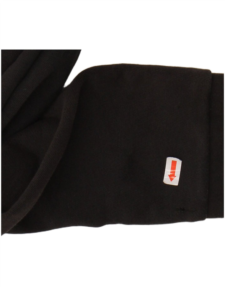 ADIDAS Suéter feminino com capuz e zíper gráfico UK 4/6 XS Preto