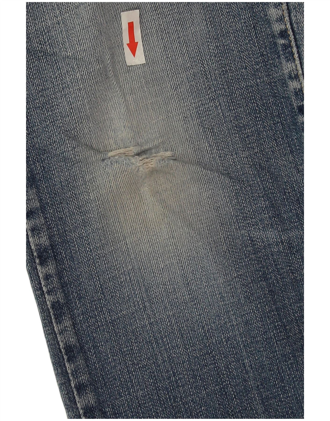 Levi's Womens Eve Straight Jeans W30 L26 Azul Algodão