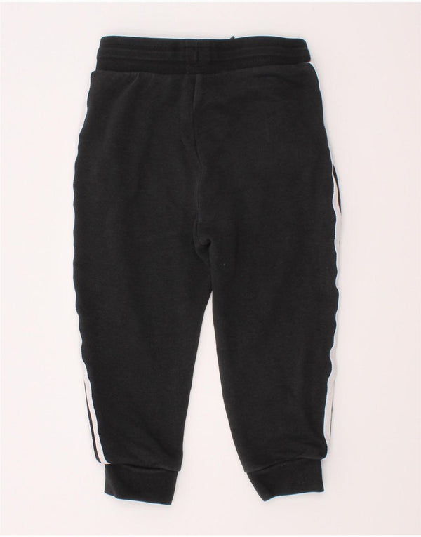 Adidas meninos calças de treino joggers 2-3 anos algodão preto