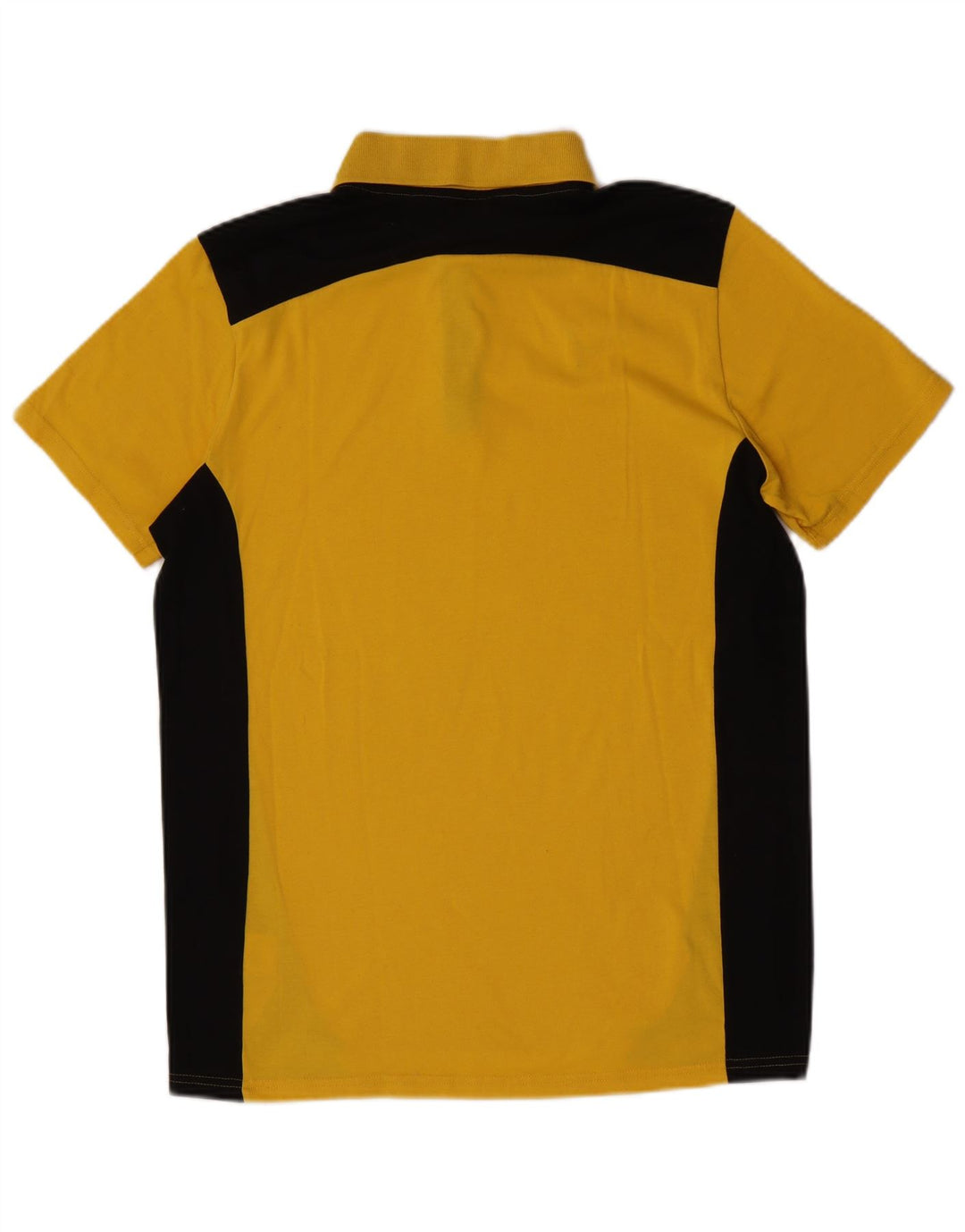 Camisa polo masculina Puma grande amarelo colorblock poliéster