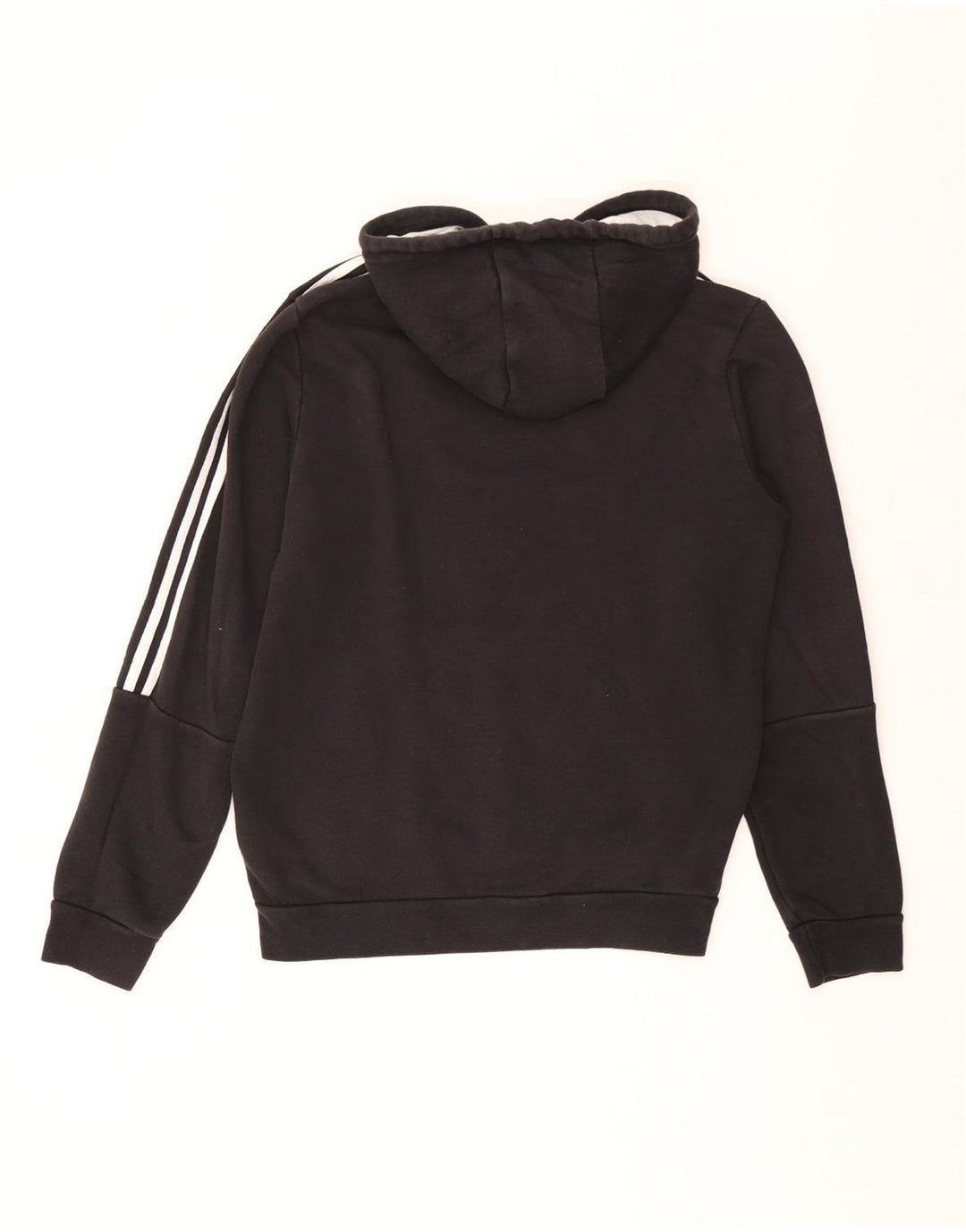 Adidas Mens Hoodie Jumper Médio Algodão Preto