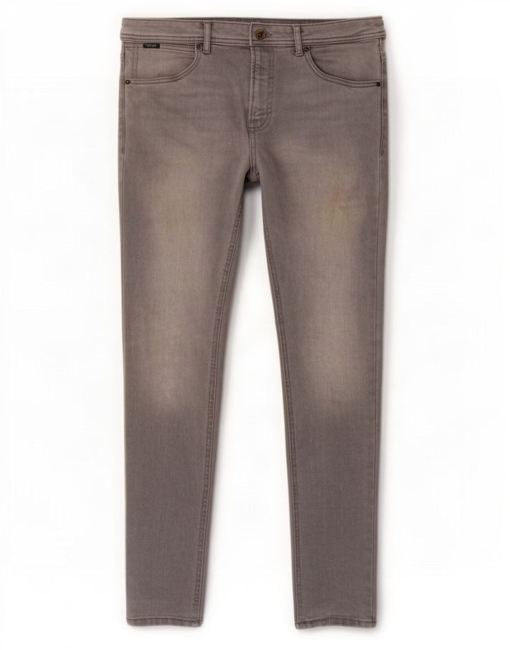 Zara Mens Slim Jeans EU 44 Grande W34 L31 Cinza Algodão