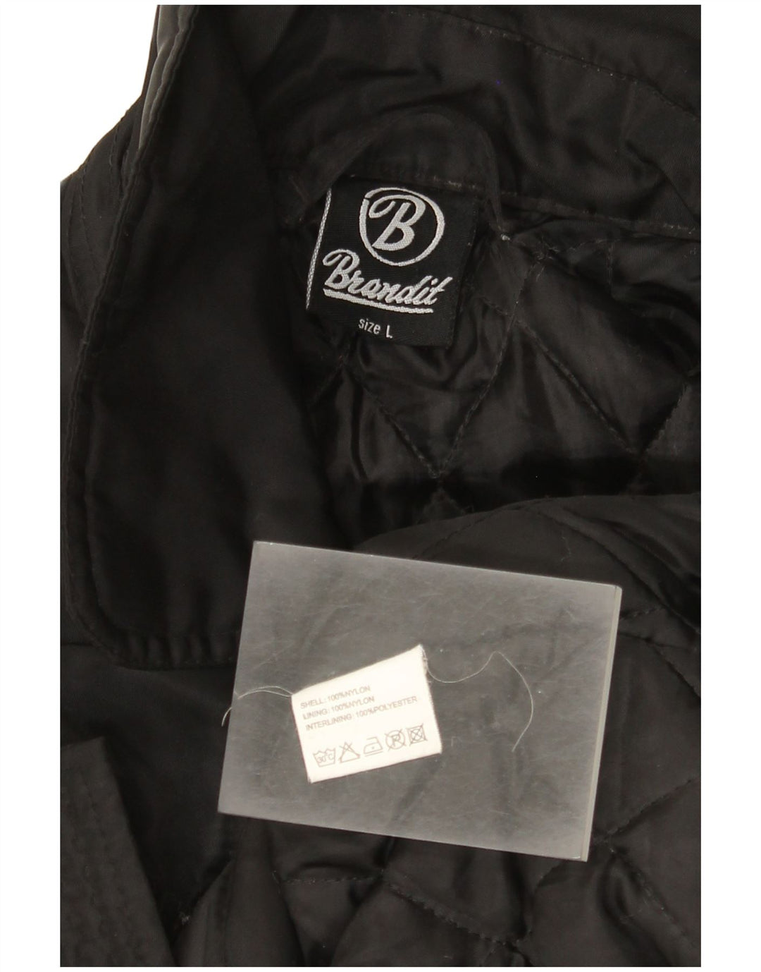 Jaqueta bomber masculina Brandit Reino Unido 40 grande nylon preto
