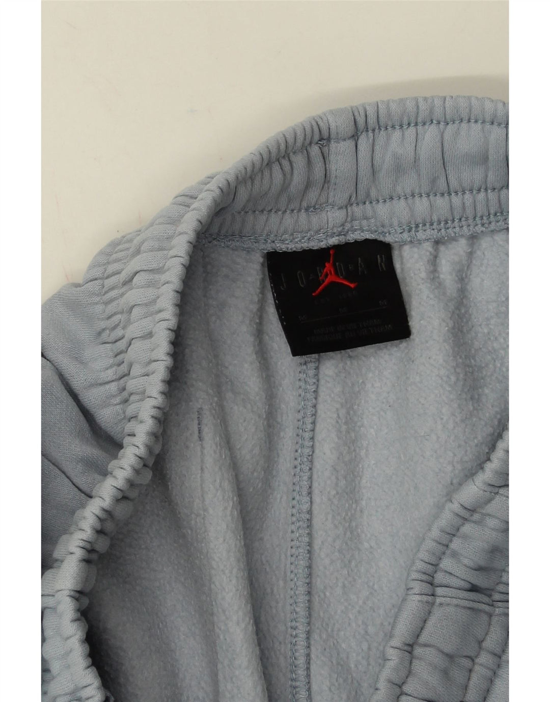 Calça de treino masculina Jordan Joggers médio azul algodão