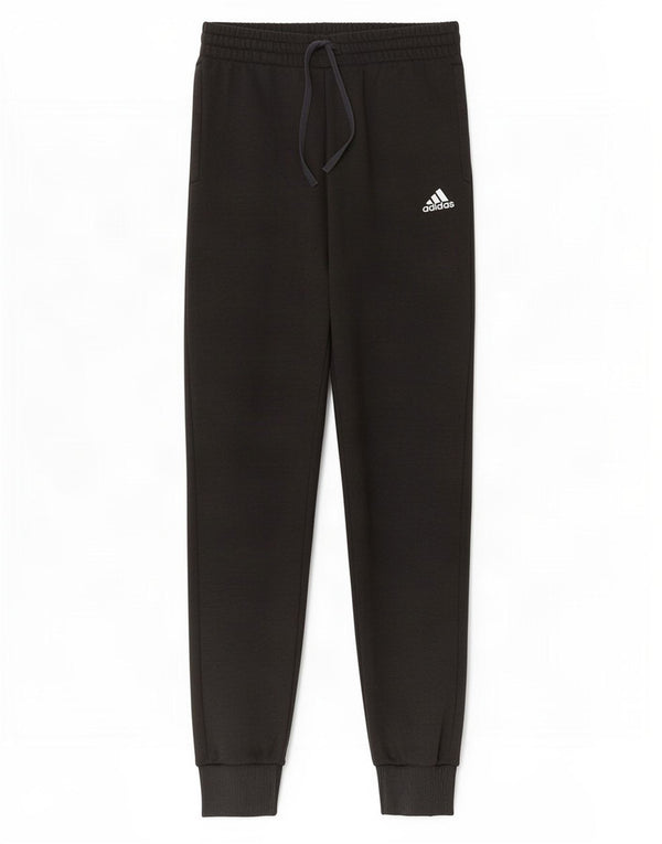 Adidas Womens Graphic Tracksuit Calças Joggers UK 4/6 XS Algodão Preto